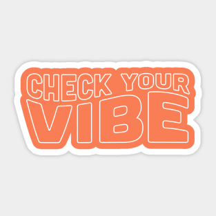 Vibe Check Aesthetic Trend Tshirt Sticker